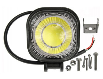 VLC6111 - Heavy Duty Work Lamp - LED, Square, Bottom Mount Flood Beam